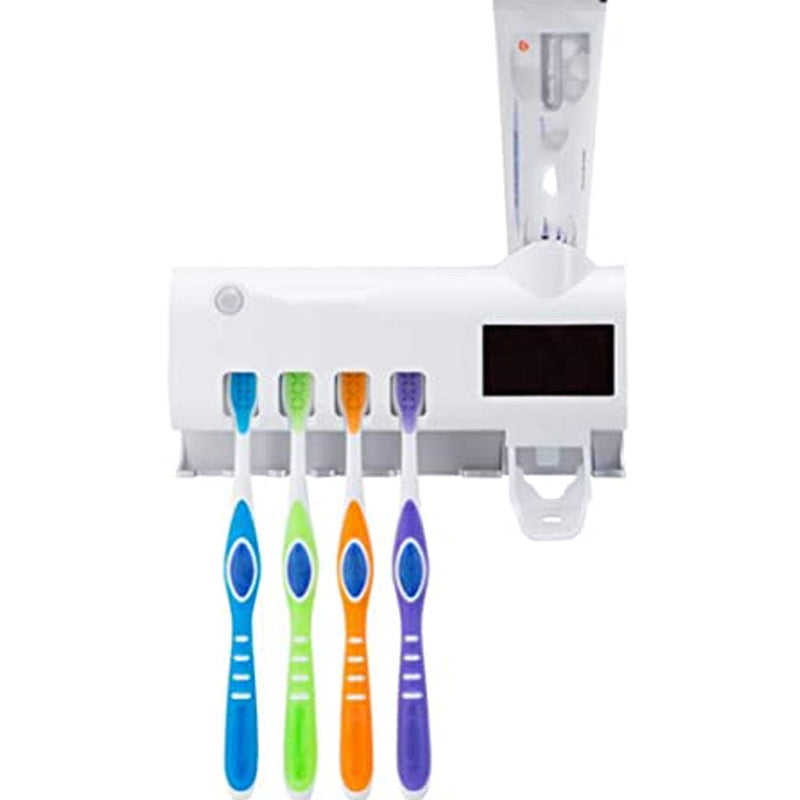 Suporte Esterilizador de Escova de Dentes com luz UV